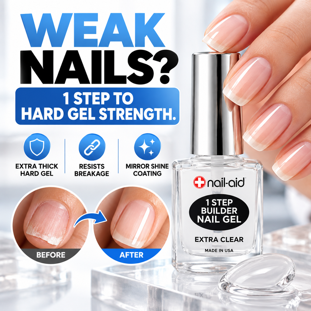1 Step Builder Nail Gel – Extra Clear Hard Gel Strengthener