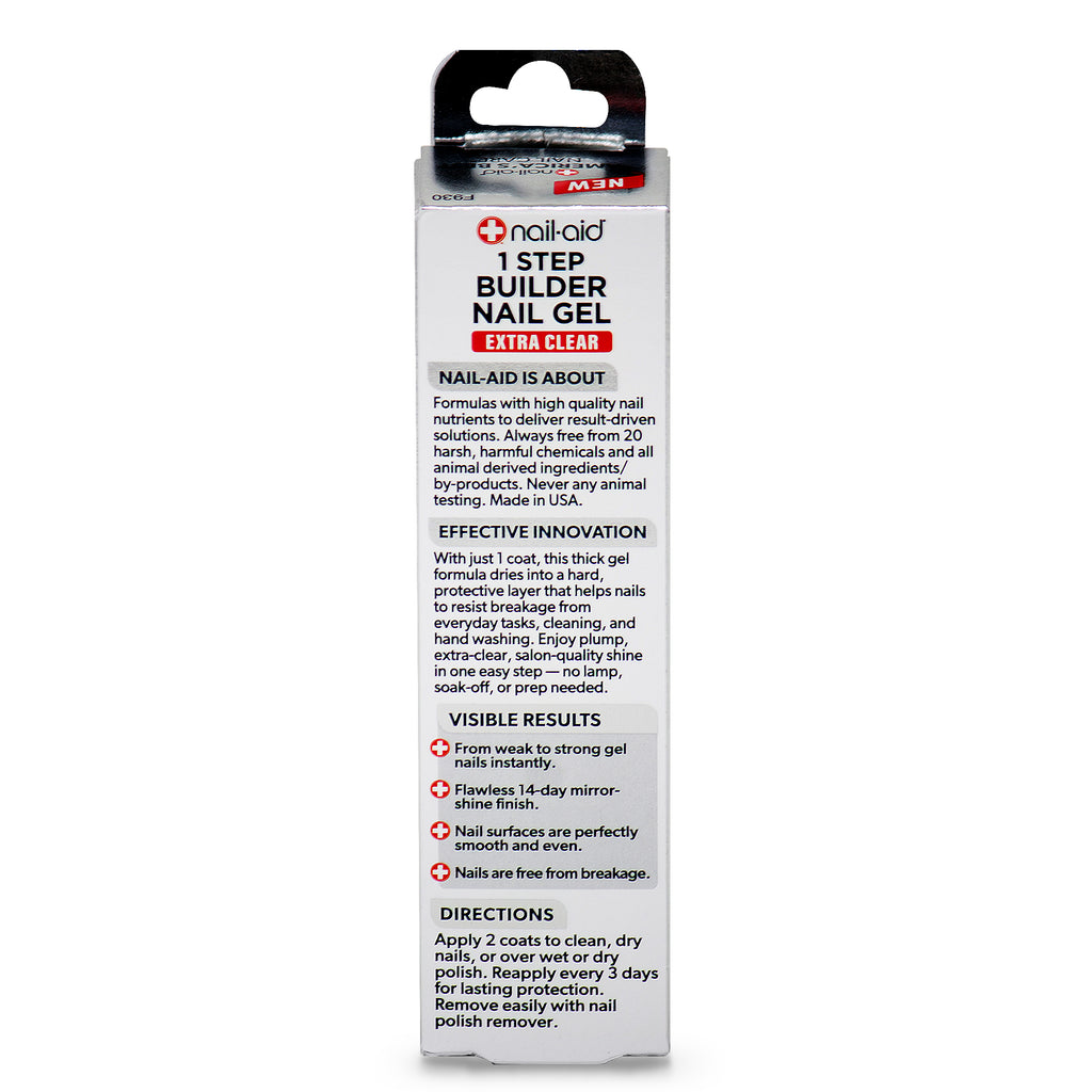 1 Step Builder Nail Gel – Extra Clear Hard Gel Strengthener