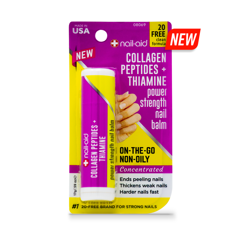Collagen Peptides + Thiamine - Power Strength Nail Balm